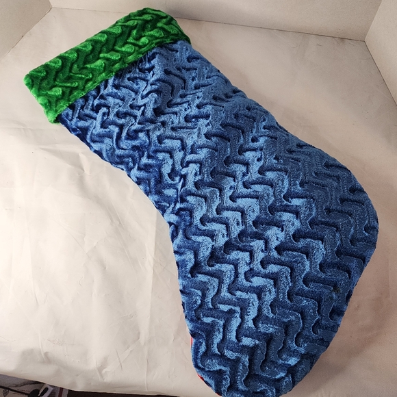 Plush Snowman Christmas Stocking – 19–20" Toy Soldier Design - Picture 4 of 8